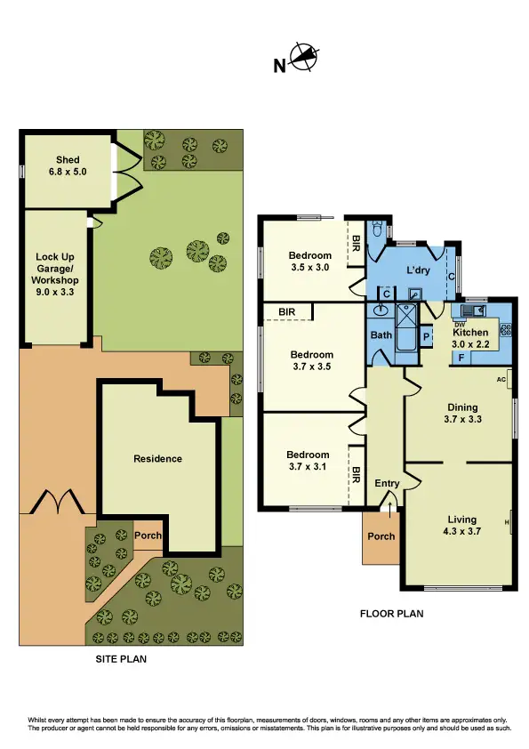 Floorplan of Homely house listing, 76 Gordon Street, Newport VIC 3015