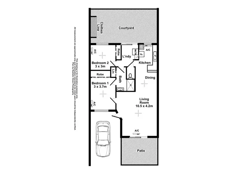 Floorplan of Homely unit listing, 43/17 May Street, Ludmilla NT 820