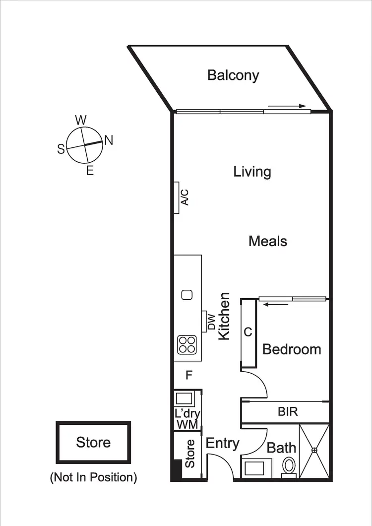 Floorplan of Homely apartment listing, 102/2a Nelson Street, St Kilda East VIC 3183