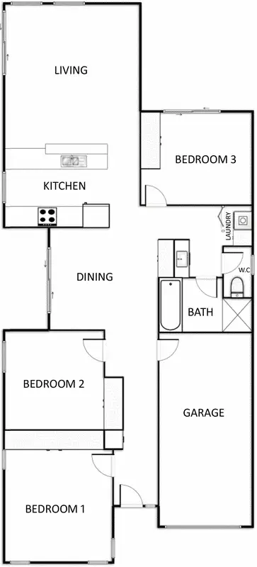Floorplan of Homely house listing, 9 Pinner Place, Macgregor ACT 2615