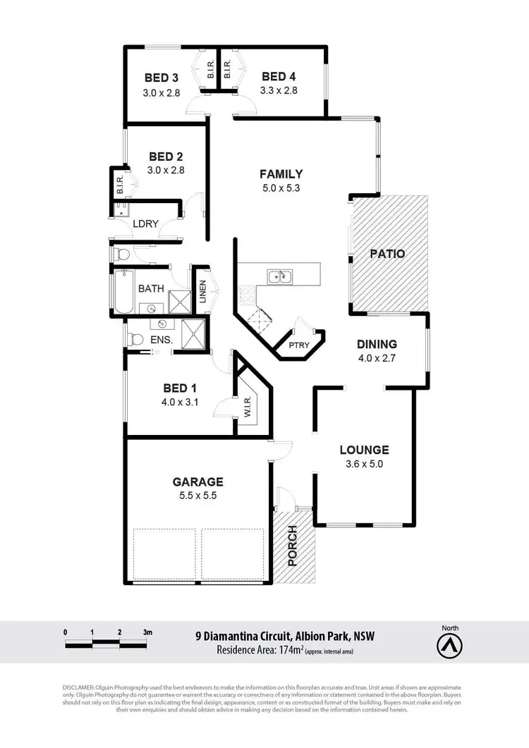Floorplan of Homely house listing, 9 Diamantina Circuit, Albion Park NSW 2527