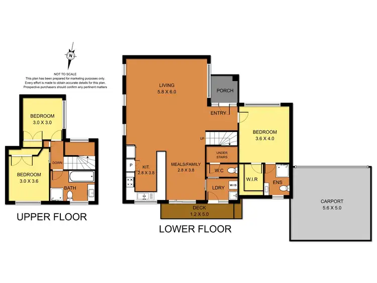Floorplan of Homely townhouse listing, 77/A Hull Road, Croydon VIC 3136