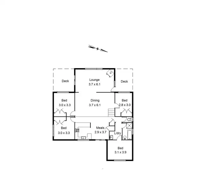 Floorplan of Homely house listing, 20 Anthony Grove, Woori Yallock VIC 3139