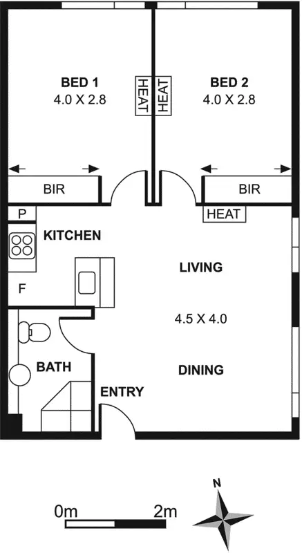 Floorplan of Homely apartment listing, 511/800 Swanston Street, Carlton VIC 3053