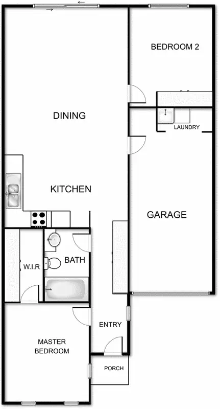 Floorplan of Homely townhouse listing, 23/85 Macfarlane Burnet Avenue, Macgregor ACT 2615