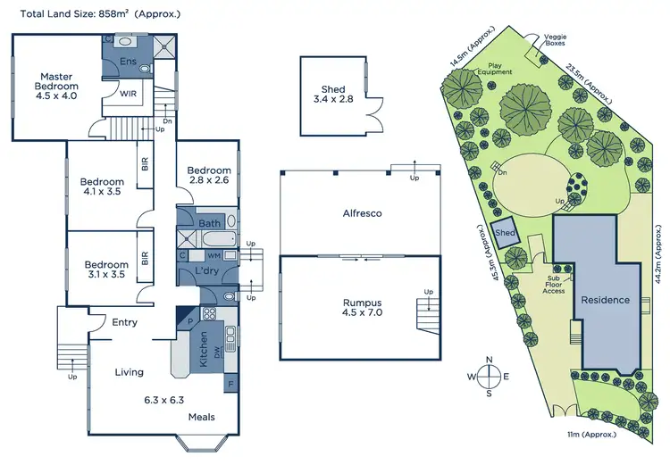 Floorplan of Homely house listing, 18 Irene Crescent, Mitcham VIC 3132