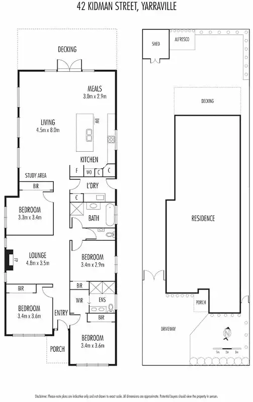 Floorplan of Homely house listing, 42 Kidman Street, Yarraville VIC 3013