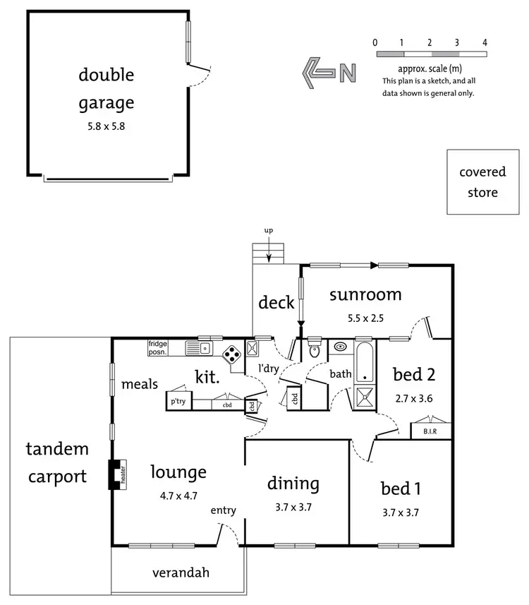 Floorplan of Homely house listing, 4 Miller Road, Heathmont VIC 3135
