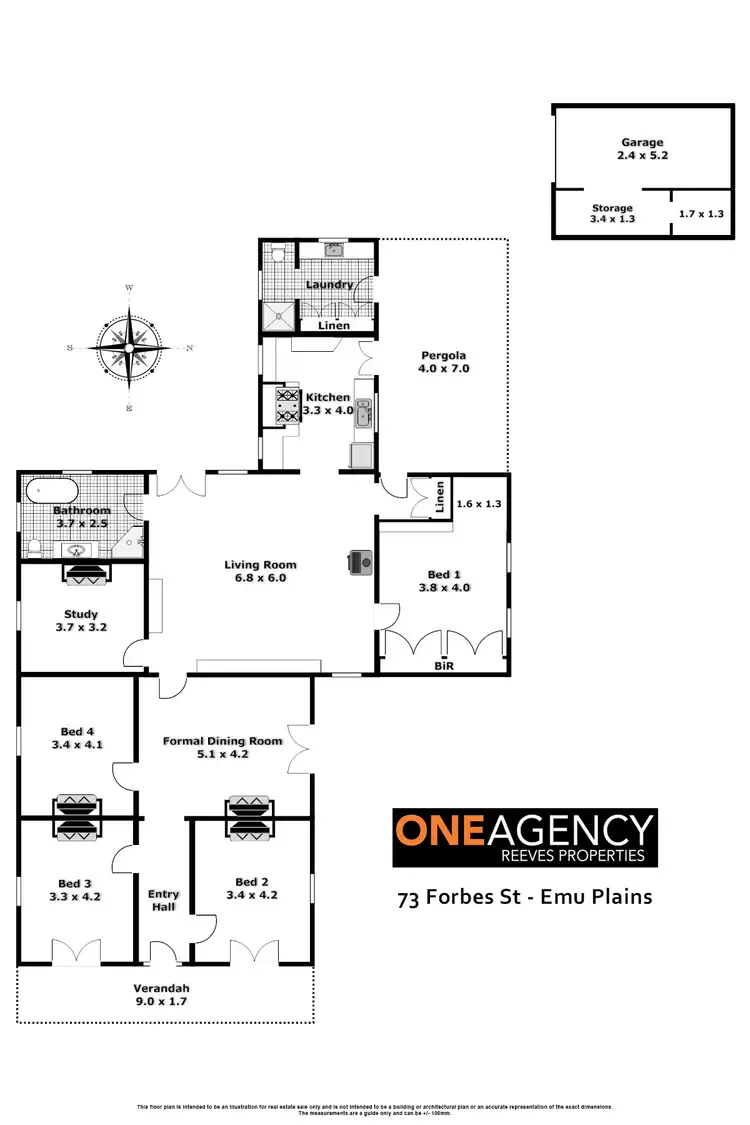 Floorplan of Homely house listing, 73 Forbes Street, Emu Plains NSW 2750