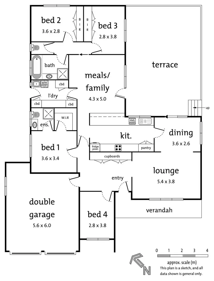 Floorplan of Homely house listing, 1 Coolooli Court, Ringwood East VIC 3135