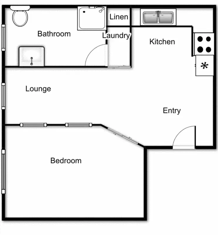 Floorplan of Homely unit listing, 30/135 Blamey Crescent, Campbell ACT 2612