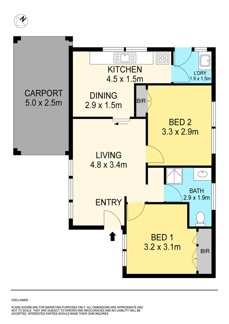 Floorplan of Homely unit listing, 4/1133 Eyre Street, Newington VIC 3350