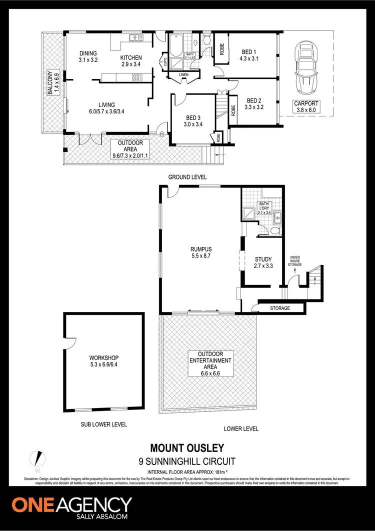 Floorplan of Homely house listing, 9 Sunninghill Circuit, Mount Ousley NSW 2519