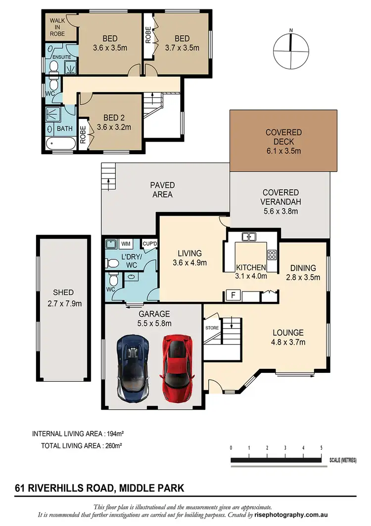 Floorplan of Homely house listing, 61 Riverhills Road, Middle Park QLD 4074