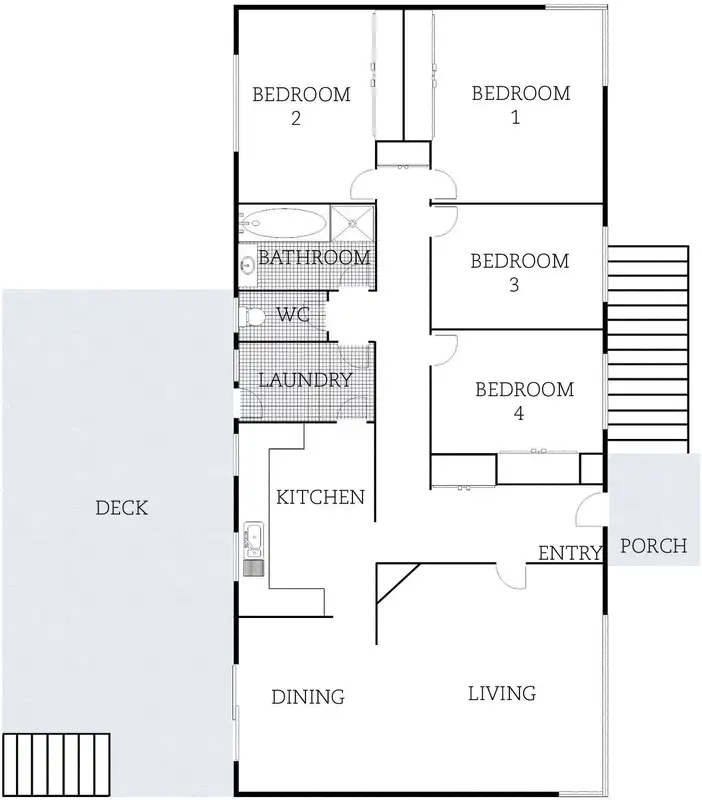Floorplan of Homely house listing, 13 French Street, Hackett ACT 2602