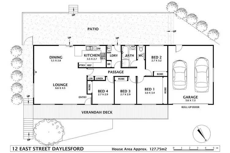 Floorplan of Homely house listing, 12 East Street, Daylesford VIC 3460