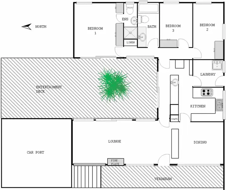 Floorplan of Homely house listing, 23 Hutchison Crescent, Kambah ACT 2902
