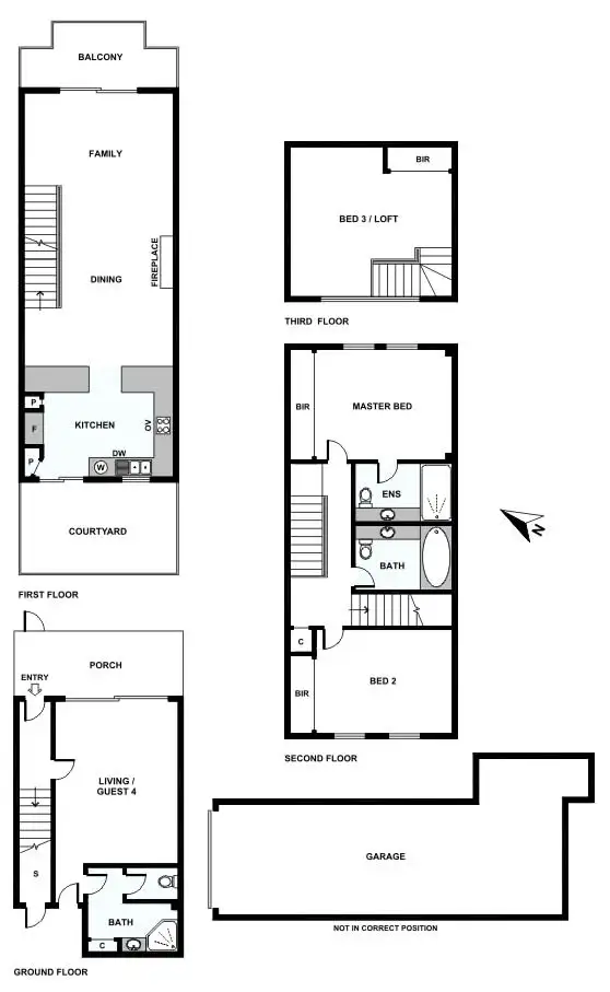 Floorplan of Homely townhouse listing, 11/12 Doepel Street, North Fremantle WA 6159