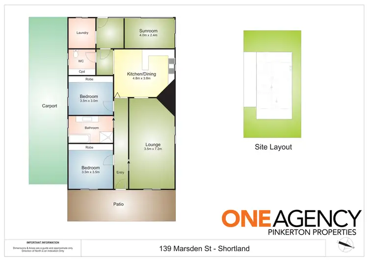 Floorplan of Homely house listing, 139 Marsden Street, Shortland NSW 2307