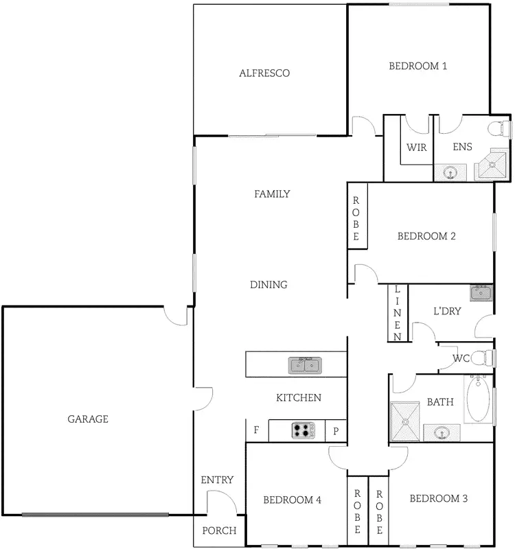 Floorplan of Homely house listing, 14 Allnutt Crescent, Forde ACT 2914