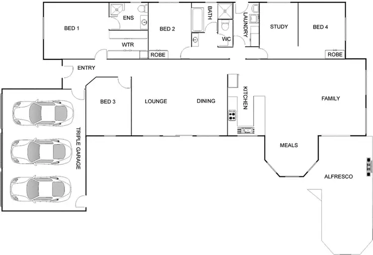 Floorplan of Homely house listing, 79 Lexcen Avenue, Nicholls ACT 2913