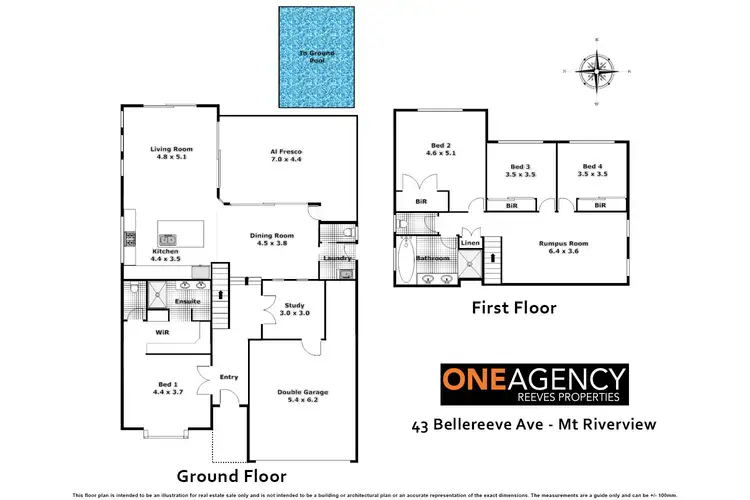 Floorplan of Homely house listing, 43 Bellereeve Avenue, Mount Riverview NSW 2774