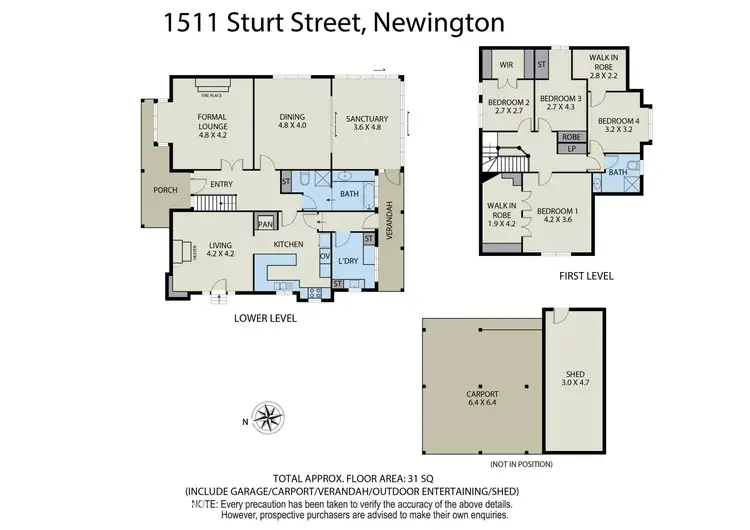 Floorplan of Homely house listing, 1511 Sturt Street, Newington VIC 3350