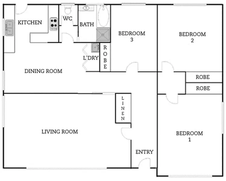 Floorplan of Homely house listing, 28 Mackennal Street, Lyneham ACT 2602