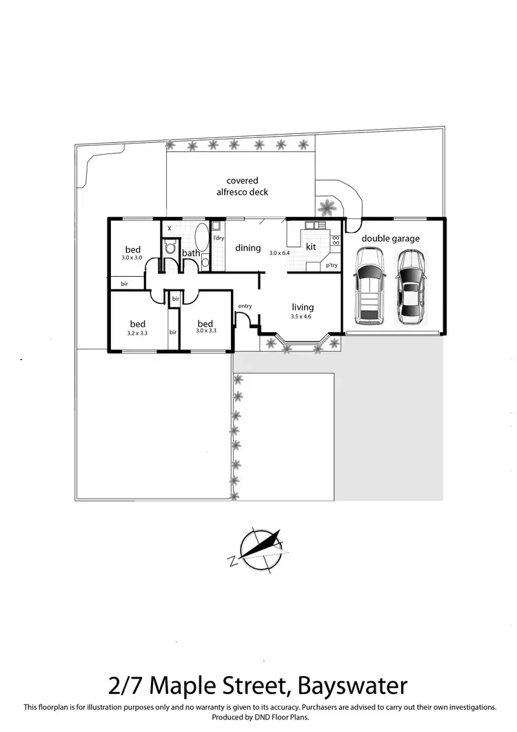 Floorplan of Homely unit listing, 2/7 Maple Street, Bayswater VIC 3153
