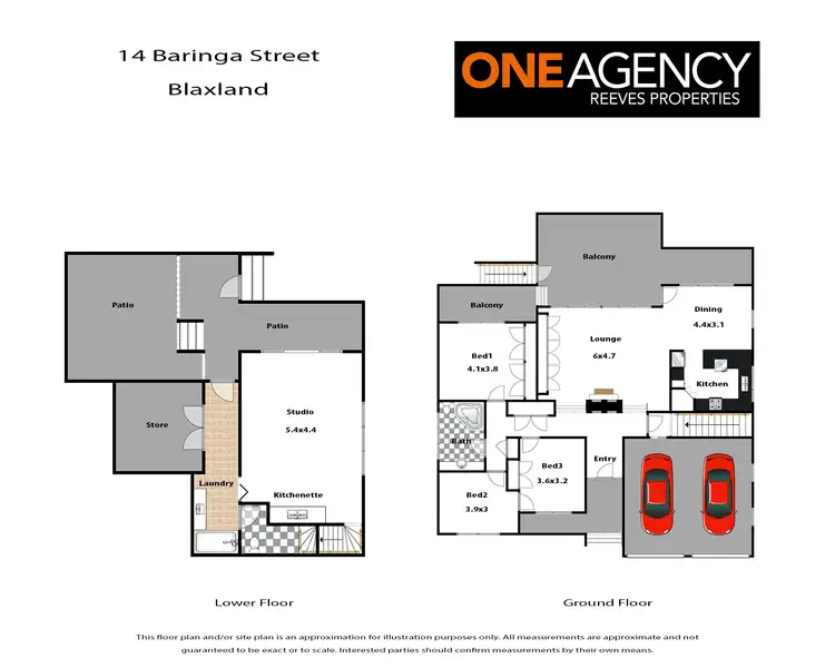 Floorplan of Homely house listing, 14 Baringa Street, Blaxland NSW 2774
