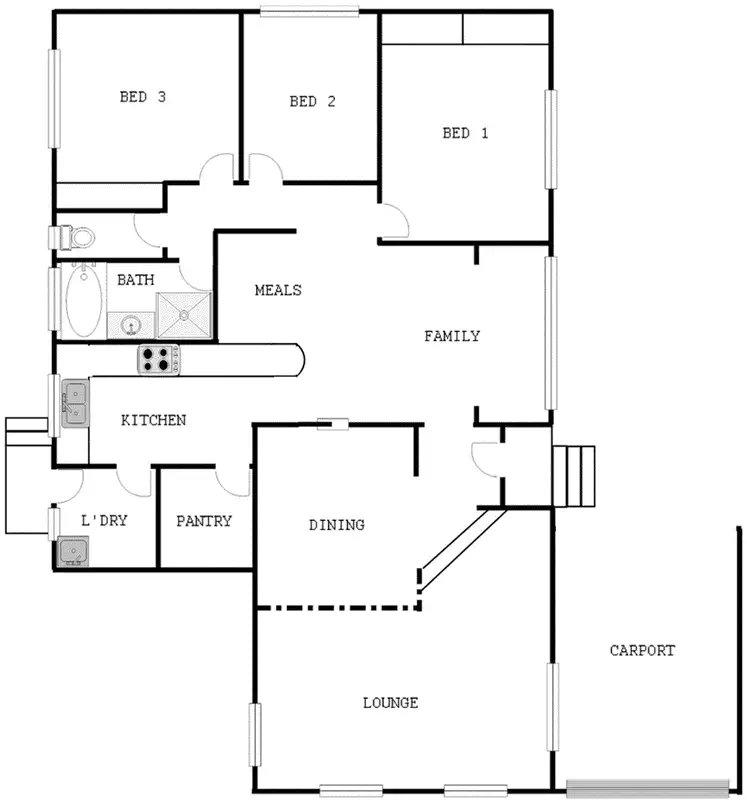 Floorplan of Homely house listing, 66 Fitzhardinge Crescent, Evatt ACT 2617
