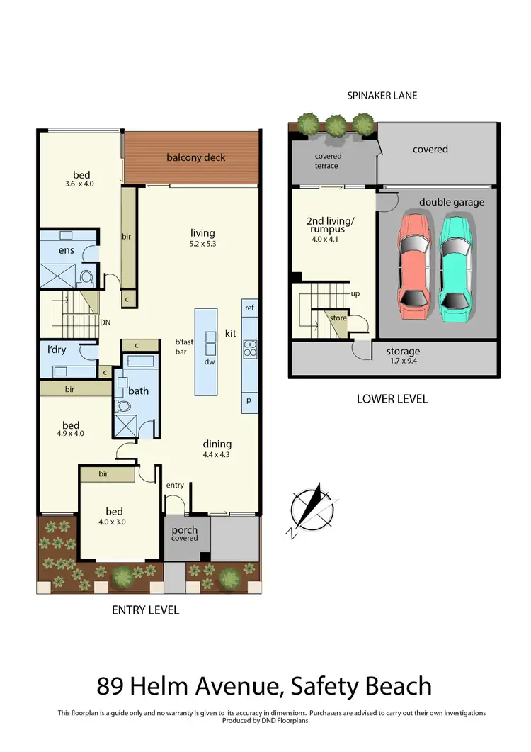 Floorplan of Homely townhouse listing, 89 Helm Avenue, Safety Beach VIC 3936