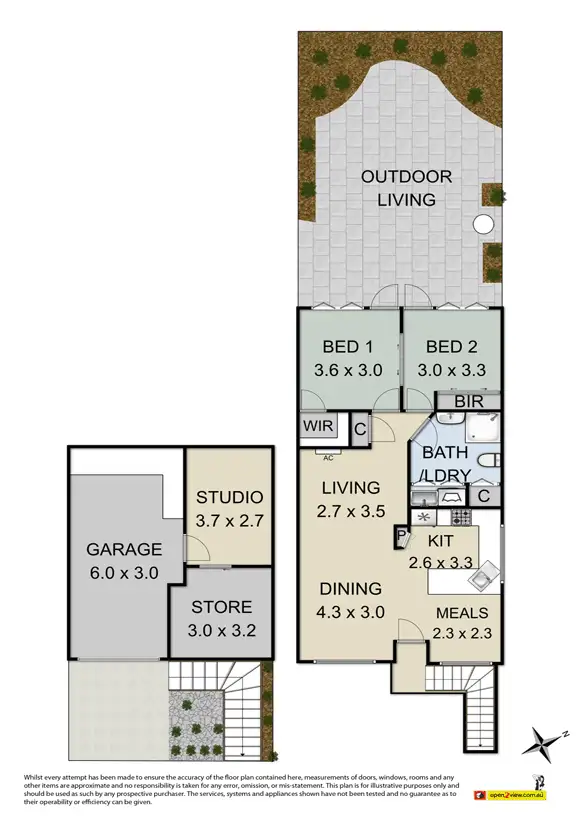 Floorplan of Homely unit listing, 9/8 The Strand, Williamstown VIC 3016