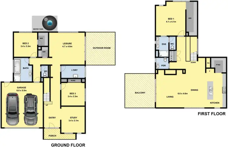 Floorplan of Homely house listing, 6 Marine Drive, Torquay VIC 3228