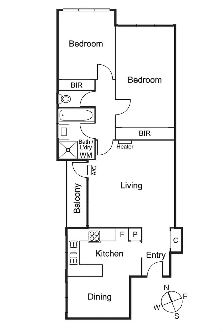 Floorplan of Homely apartment listing, 8/24 Hughenden Road, St Kilda East VIC 3183