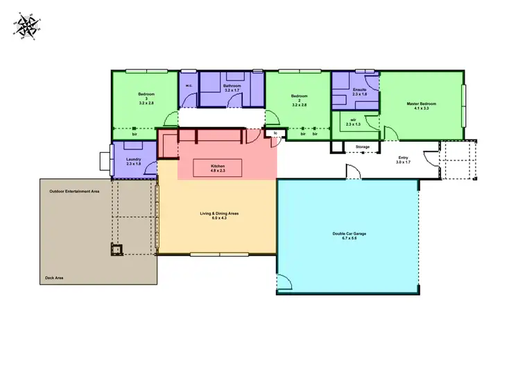 Floorplan of Homely house listing, 3 Cavanagh Court, Ballarat East VIC 3350