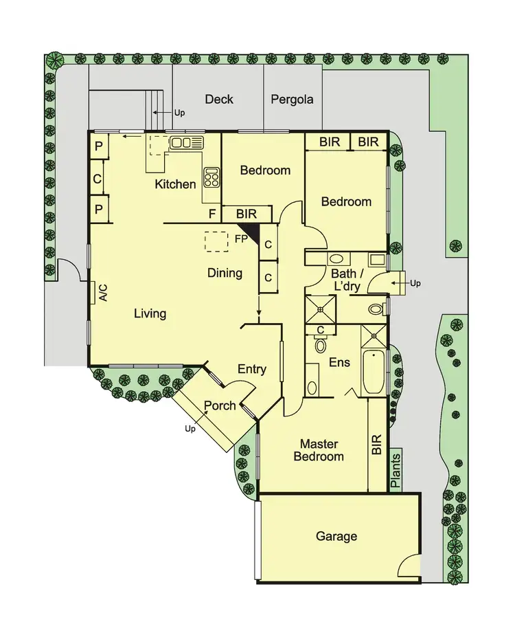 Floorplan of Homely townhouse listing, 2/111 Marlborough Street, Bentleigh East VIC 3165