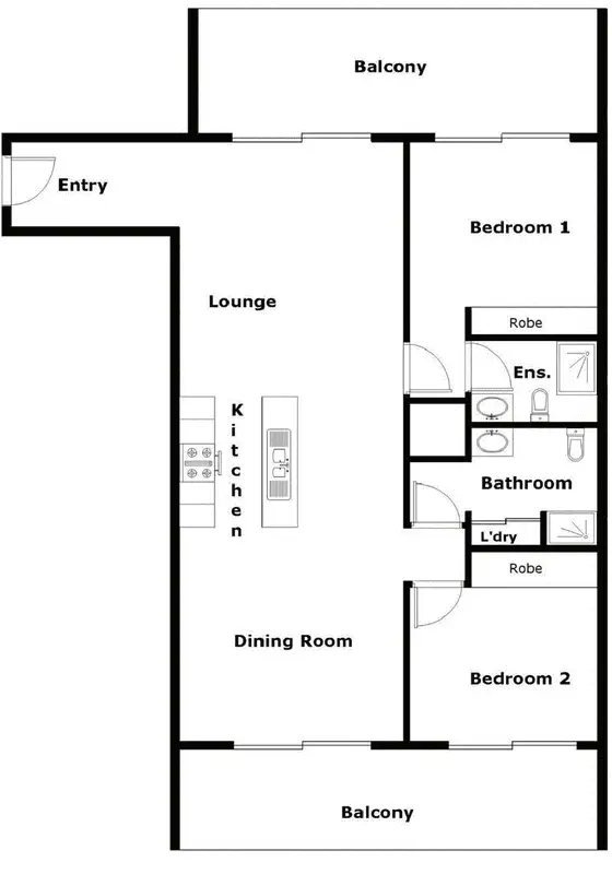 Floorplan of Homely apartment listing, 114/1 Mouat Street, Lyneham ACT 2602