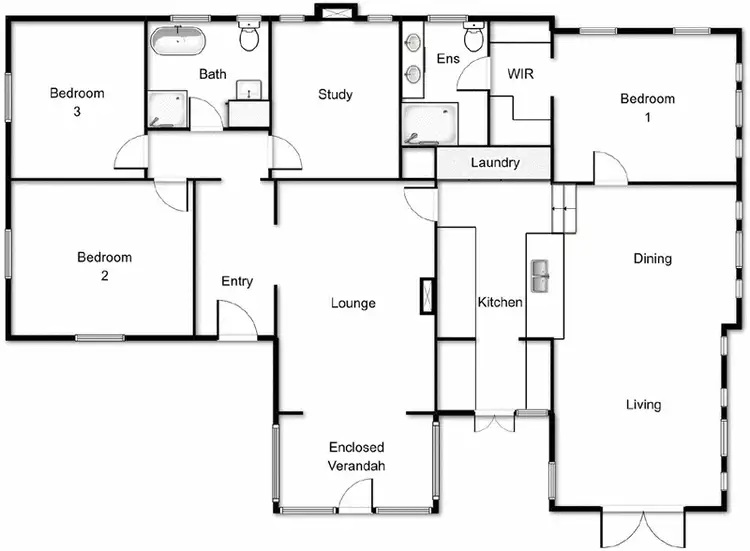 Floorplan of Homely house listing, 61 Coranderrk Street, Reid ACT 2612
