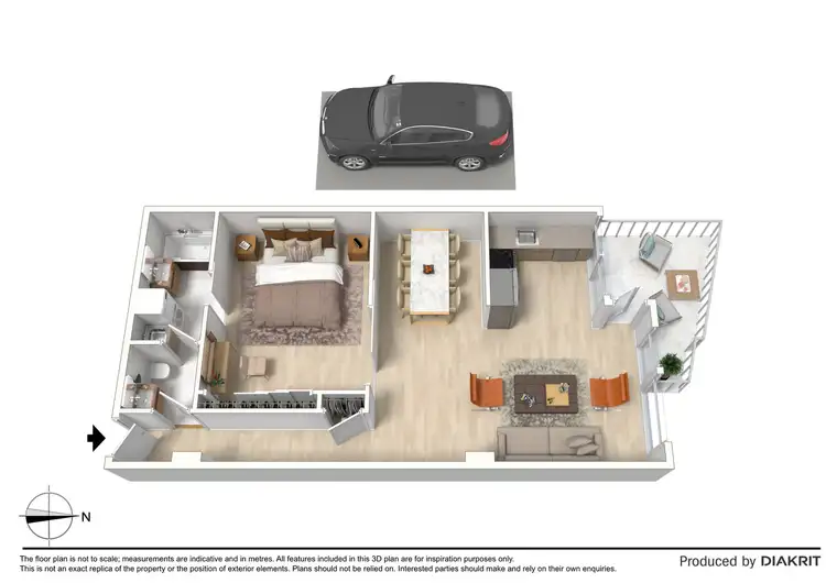 Floorplan of Homely apartment listing, 204/3-7A Alma Road, St Kilda VIC 3182