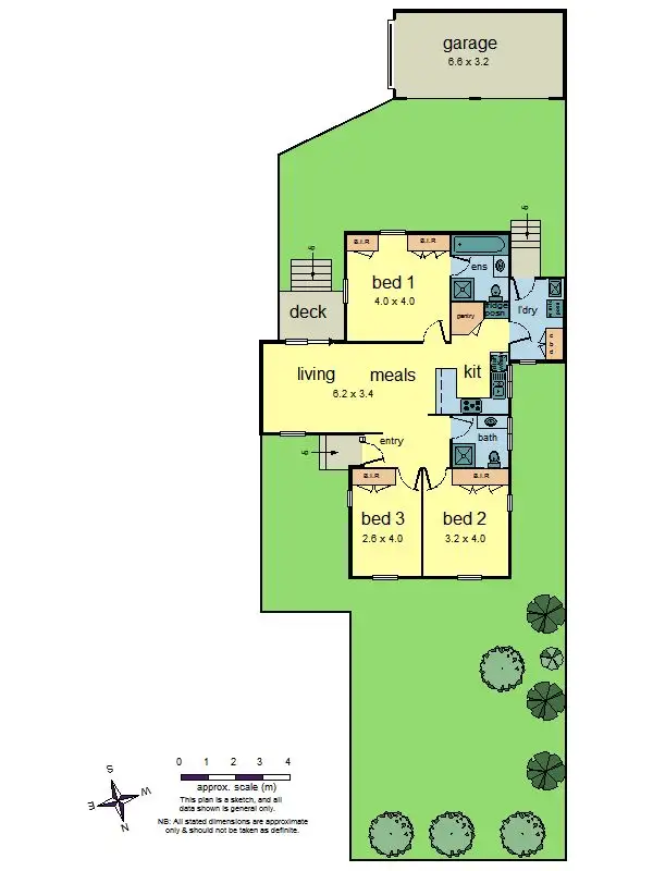 Floorplan of Homely house listing, 1/34 Hamel Street, Box Hill South VIC 3128