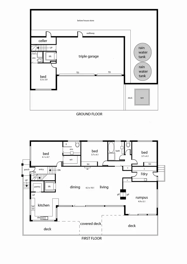 Floorplan of Homely house listing, 6 Fairbairn Avenue, Mount Martha VIC 3934