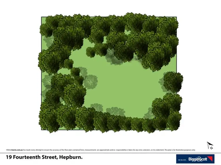 Floorplan of Homely land listing, 19 Fourteenth Street, Hepburn Springs VIC 3461
