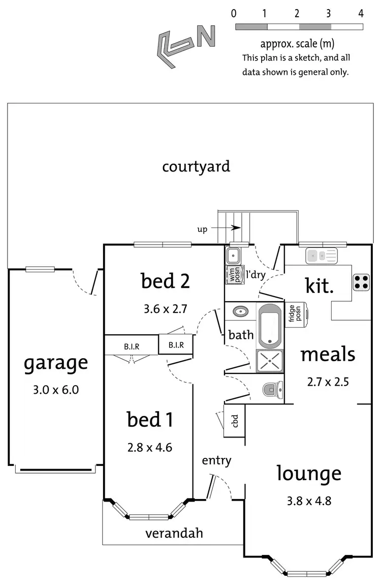 Floorplan of Homely unit listing, 3/22 Surrey Road West, Croydon VIC 3136