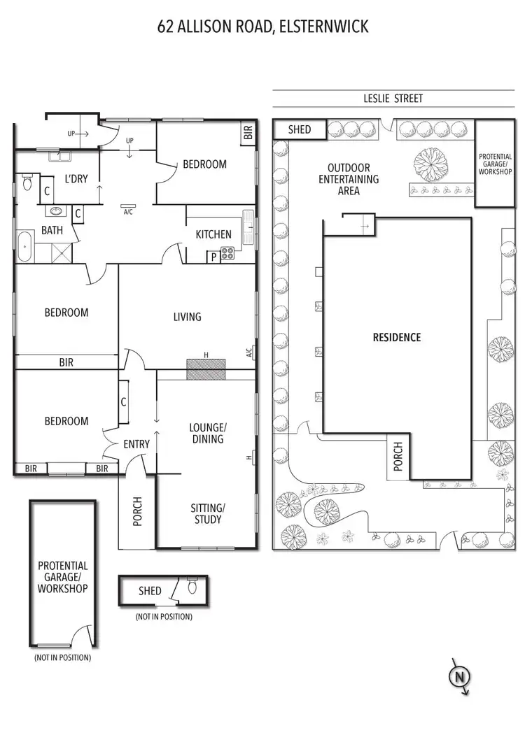 Floorplan of Homely house listing, 62 Allison Road, Elsternwick VIC 3185