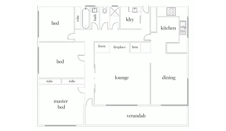 Floorplan of Homely house listing, 3 Harold Street, Wendouree VIC 3355