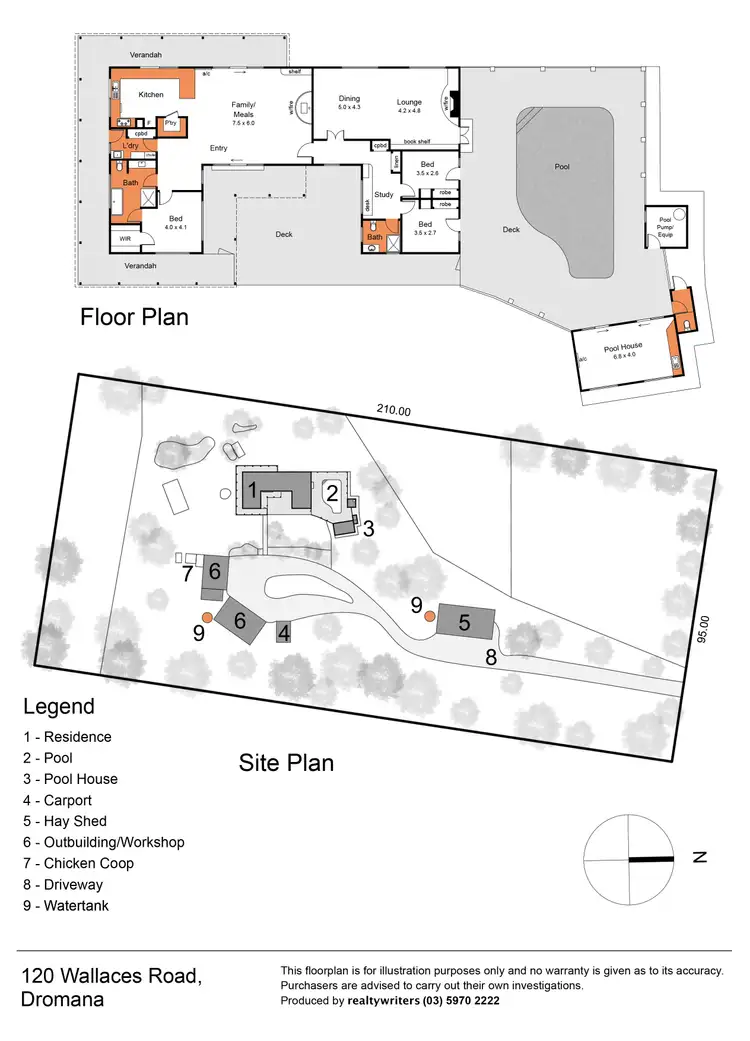 Floorplan of Homely house listing, 120 Wallaces Road, Dromana VIC 3936