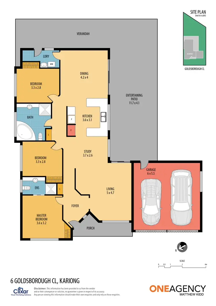 Floorplan of Homely house listing, 6 Goldsborough Close, Kariong NSW 2250
