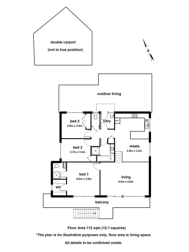 Floorplan of Homely house listing, 11 Belbrook Road, Upwey VIC 3158