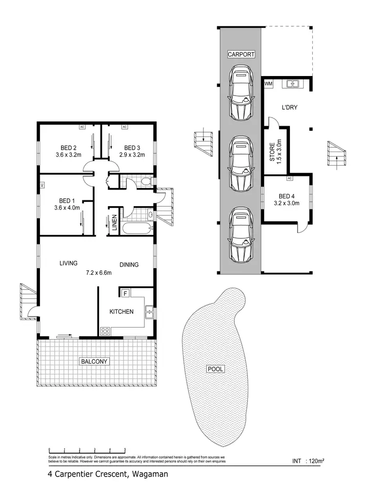Floorplan of Homely house listing, 4 Carpentier Crescent, Wagaman NT 810